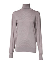 Dolce & Gabbana Brown Cashmere Turtleneck Pullover Sweater