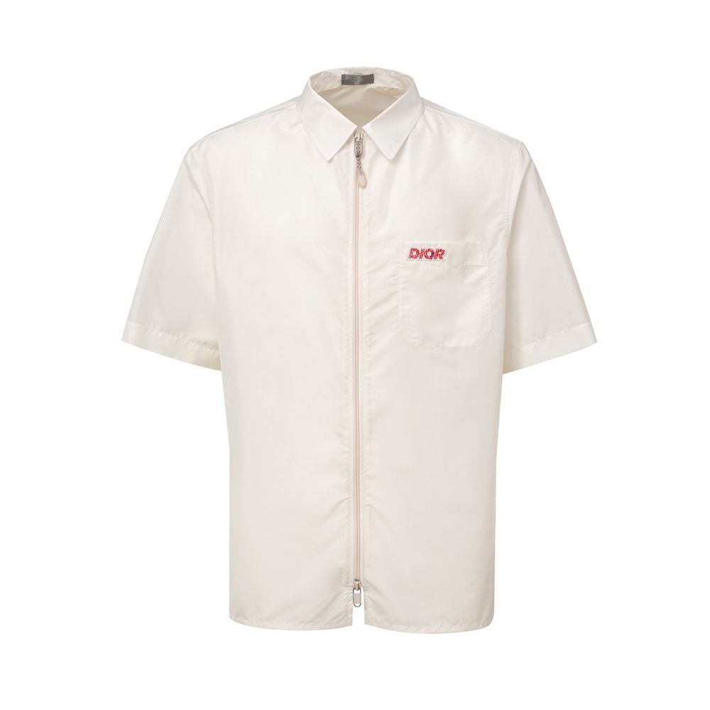 Dior Vit Polyester Kortärmad