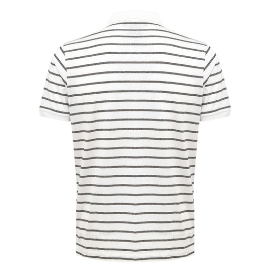 Dunhill vit bomullspoloskjorta