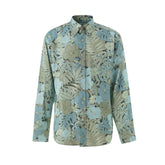 Tom Ford Blue Lyocell Pattern Shirt