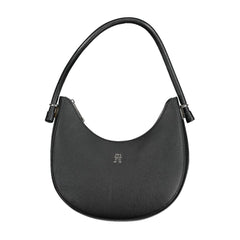 Tommy Hilfiger Black Polyurethane Women Handbag