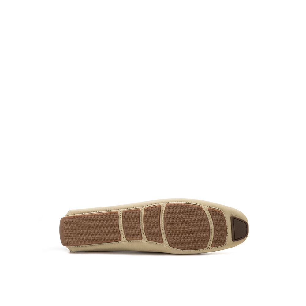 Bally Beige Lädermockasin