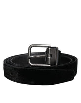 Dolce & Gabbana Black Leather Metal Buckle Classic Belt