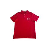 Trussardi Beachwear Red Cotton Men Polo Shirt