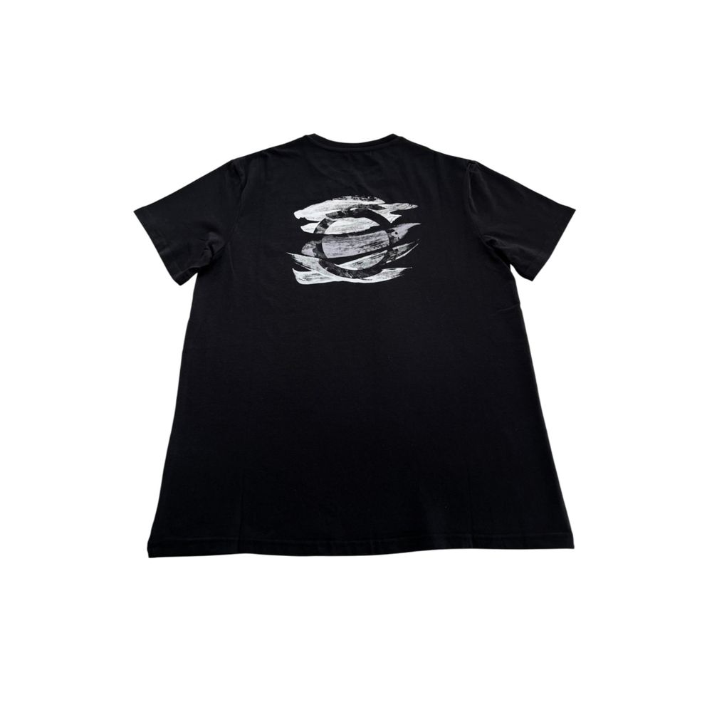 Trussardi Beachwear svart bomulls-T-skjorte for menn