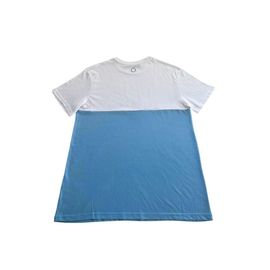 Trussardi Beachwear Light Blue Cotton Men T-Shirt