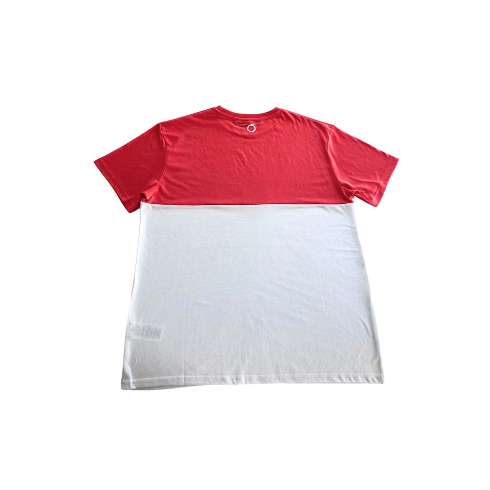 Trussardi Beachwear hvit bomulls-T-skjorte for menn