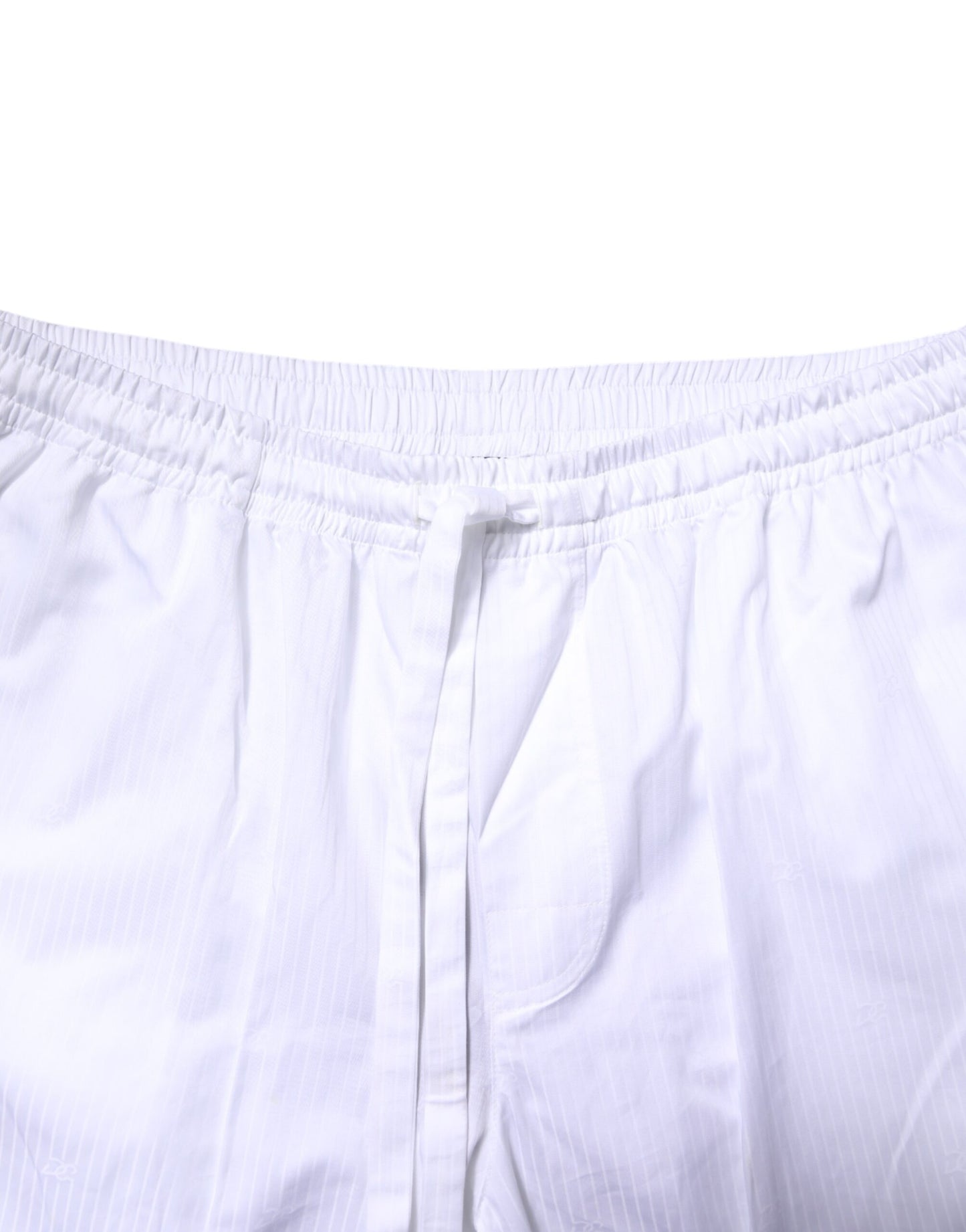 Dolce & Gabbana Vit Bomull Skjorta Byxor Pyjamas Set Nattkläder