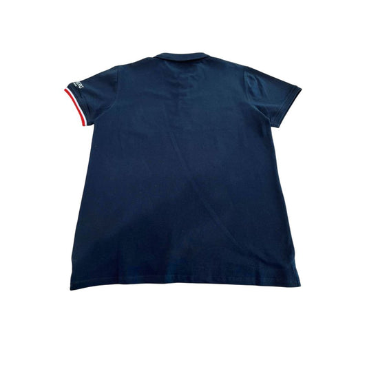 Isbergsblå bomullspolotröja för män