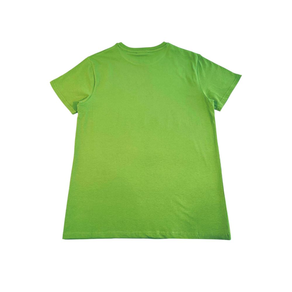 Isbergsgrön bomulls-T-shirt för män