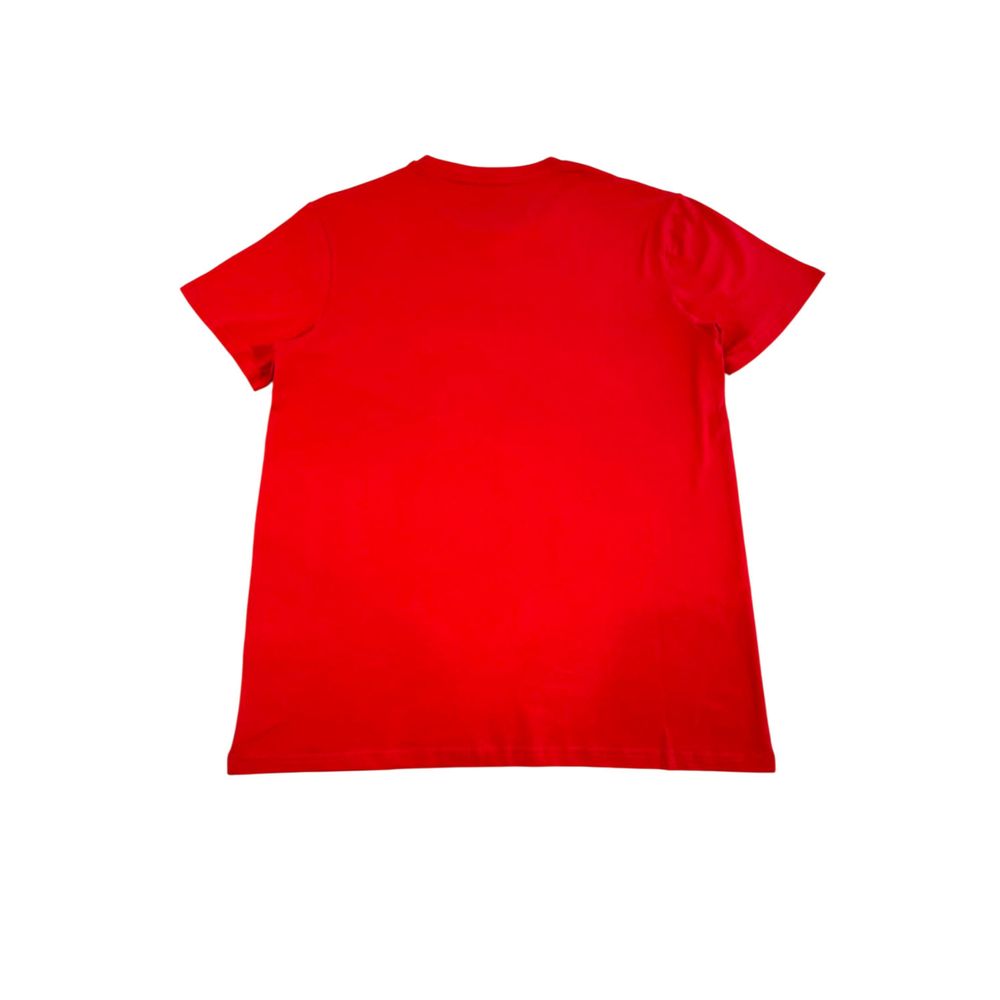 Isbergsröd bomulls-t-shirt för män
