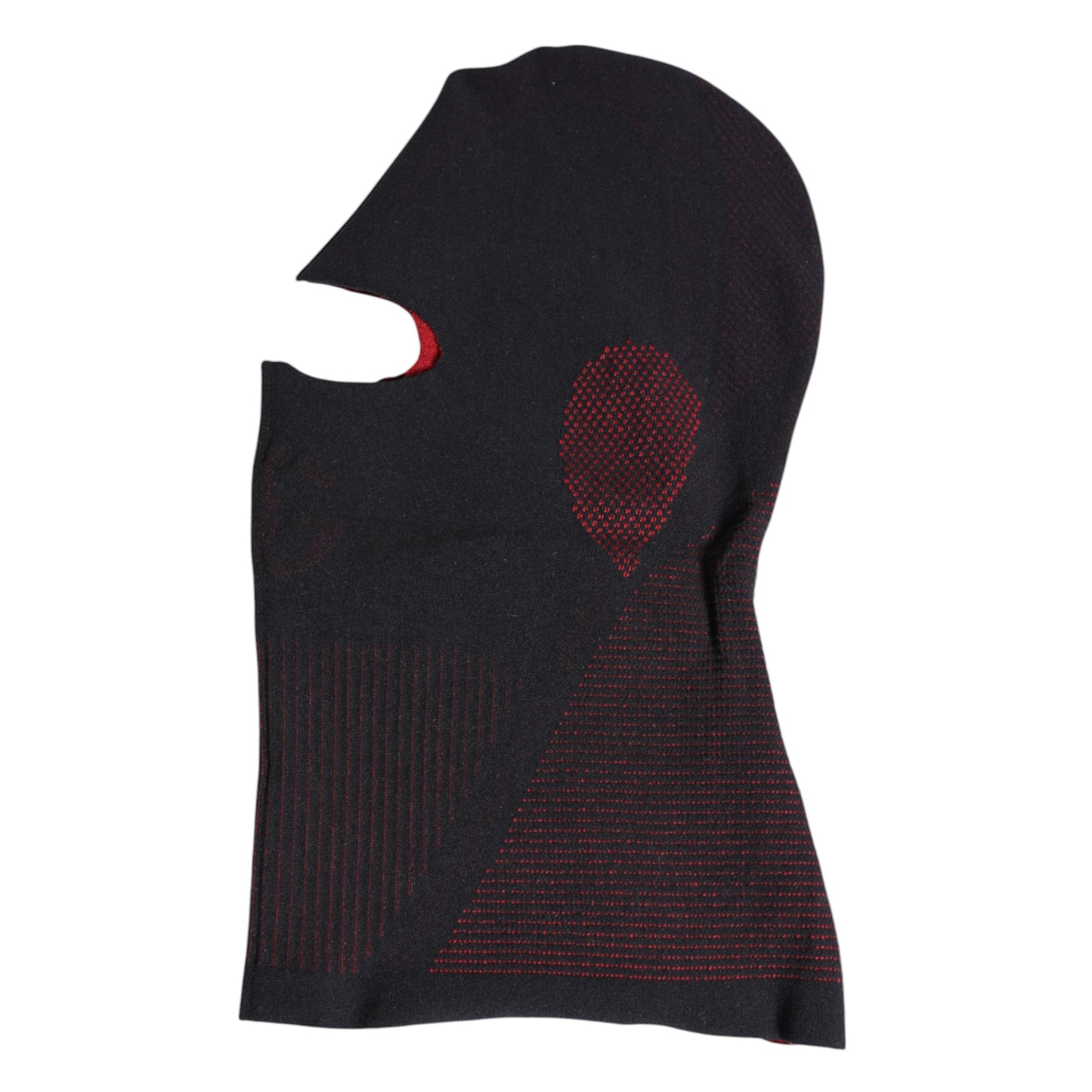 Dolce & Gabbana Svart Bomull Stickad Skidmask Balaklava Mössa