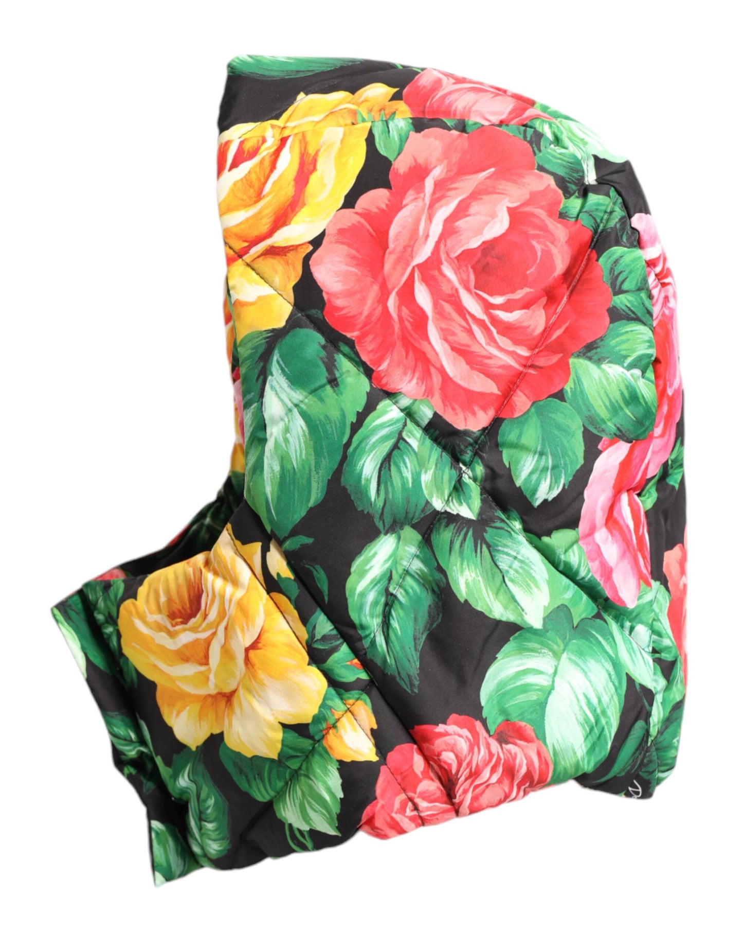 Dolce & Gabbana Multicolor Floral Print Whole Head Wrap Hat