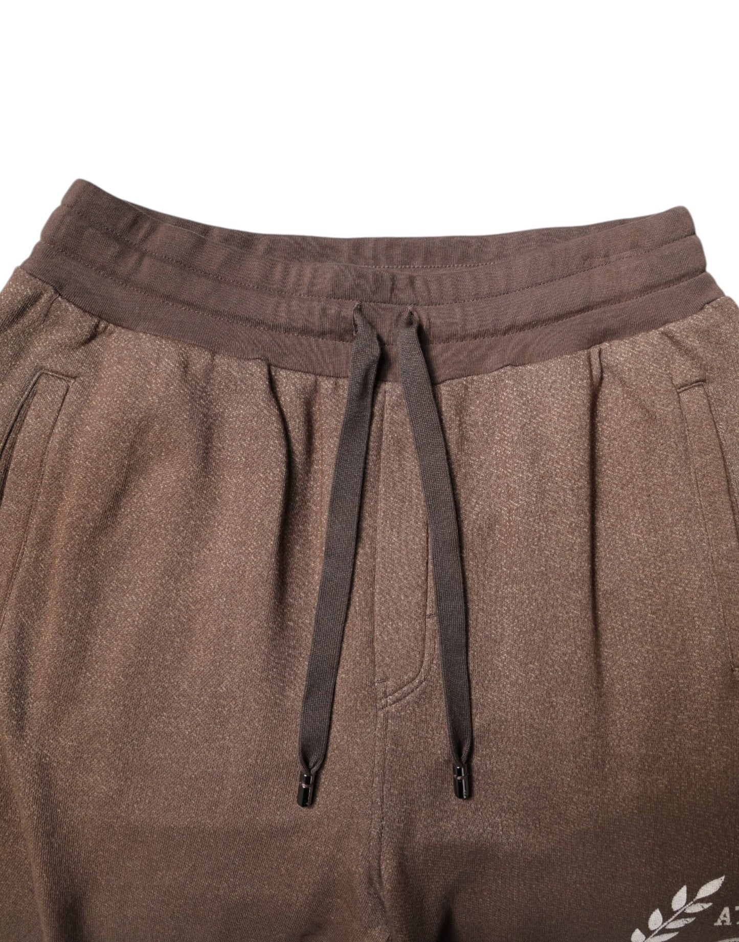 Dolce & Gabbana Brune Bomulls Jogger Joggebukser Bukser