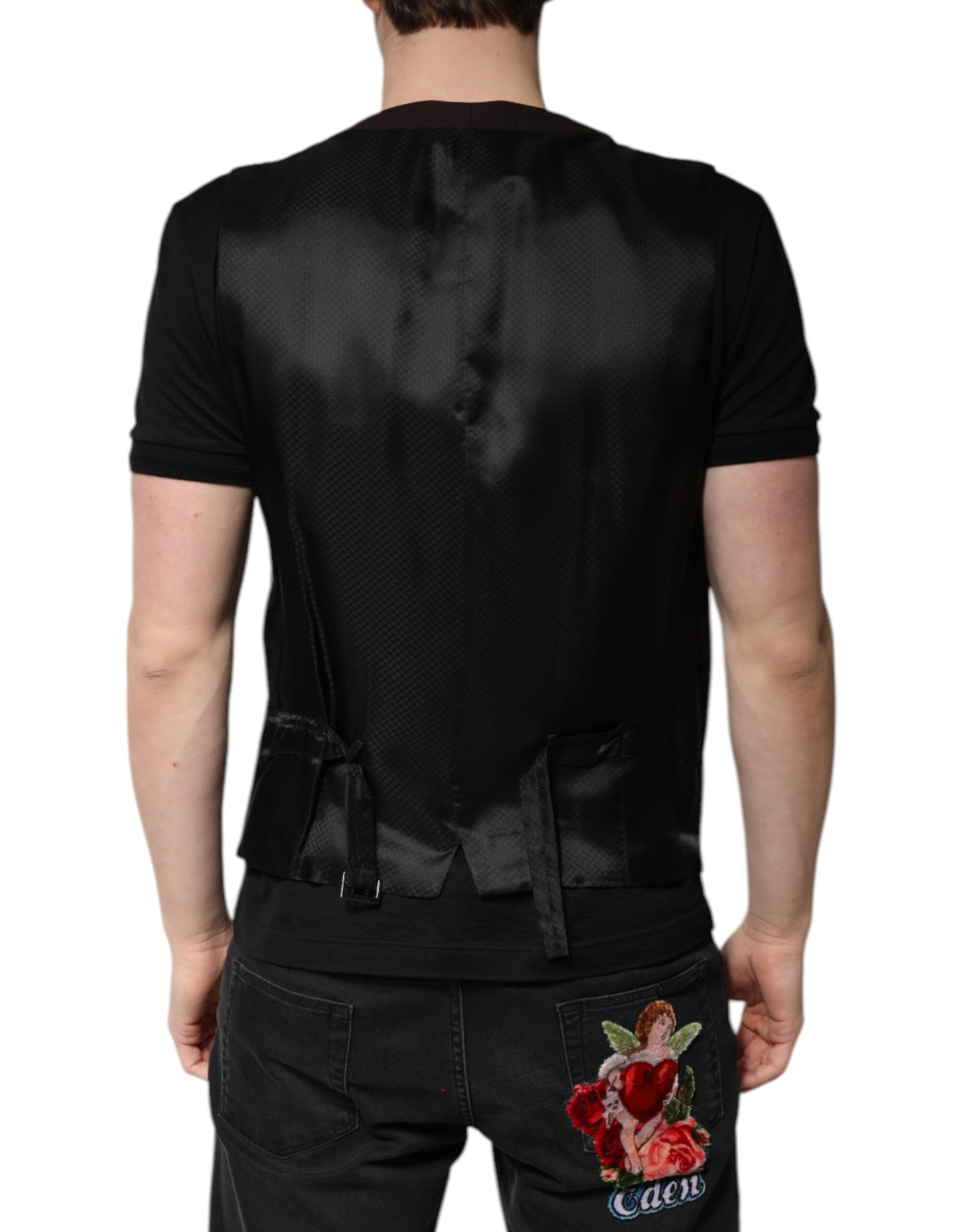 Dolce & Gabbana Rödbrun Ullväst Klänning Formell Väst