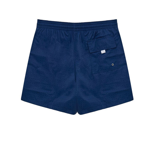 Canali blå polyester badeshorts