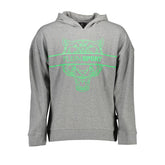 Plein Sport Gray Cotton Men Sweater