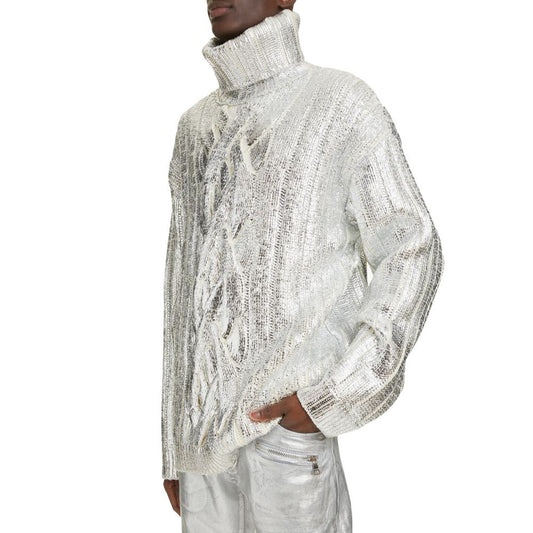 Balmain brun ull herre polohalsgenser