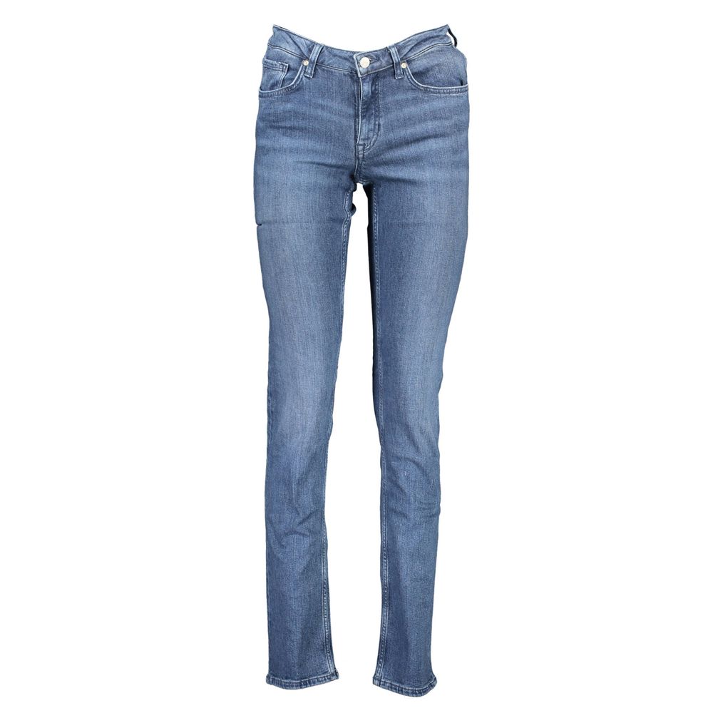 Blå lyocelljeans för kvinnor