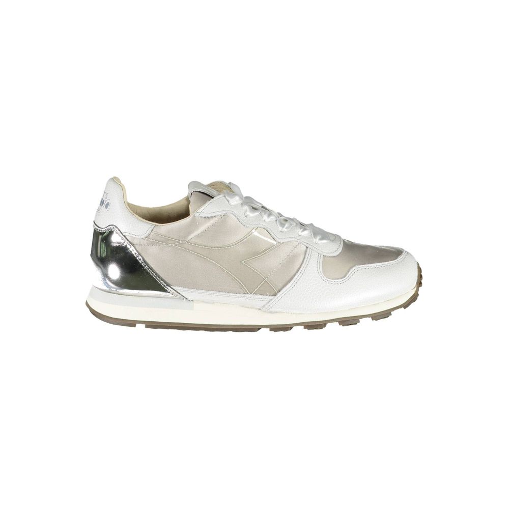 Diadora Grå Läder Sneaker för kvinnor