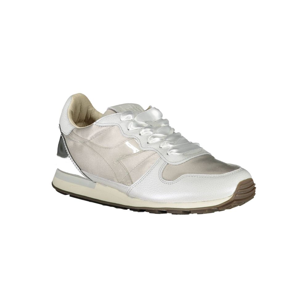 Diadora Grå Läder Sneaker för kvinnor