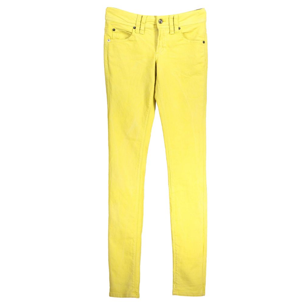 Gula bomullsjeans och byxor