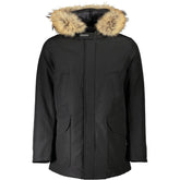Woolrich Black Cotton Men Jacket