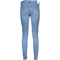 Tommy Hilfiger Blue Cotton Women Skinny Jean