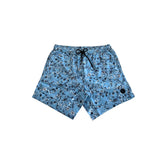 Trussardi Beachwear Light Blue Polyester Men Swim Short