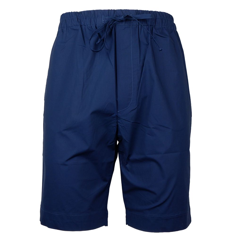 Blå bomullsshorts