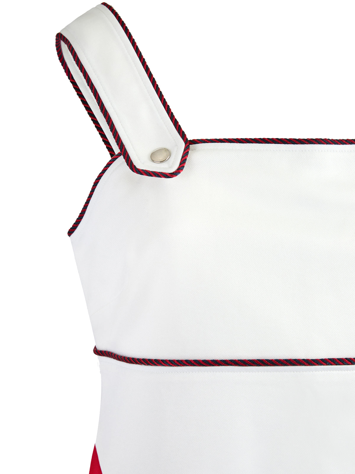 Gucci vit kort klänning i polyester och bomull