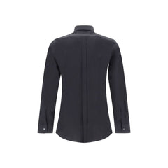 Dolce & Gabbana Black Elastane Dress Shirt