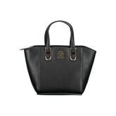 Tommy Hilfiger Black Polyurethane Women Handbag