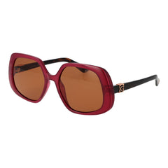 Guess Burgundy Plastic Sunglasses