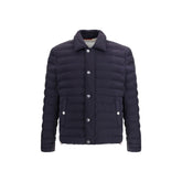 Brunello Cucinelli Blue Polyester Coat