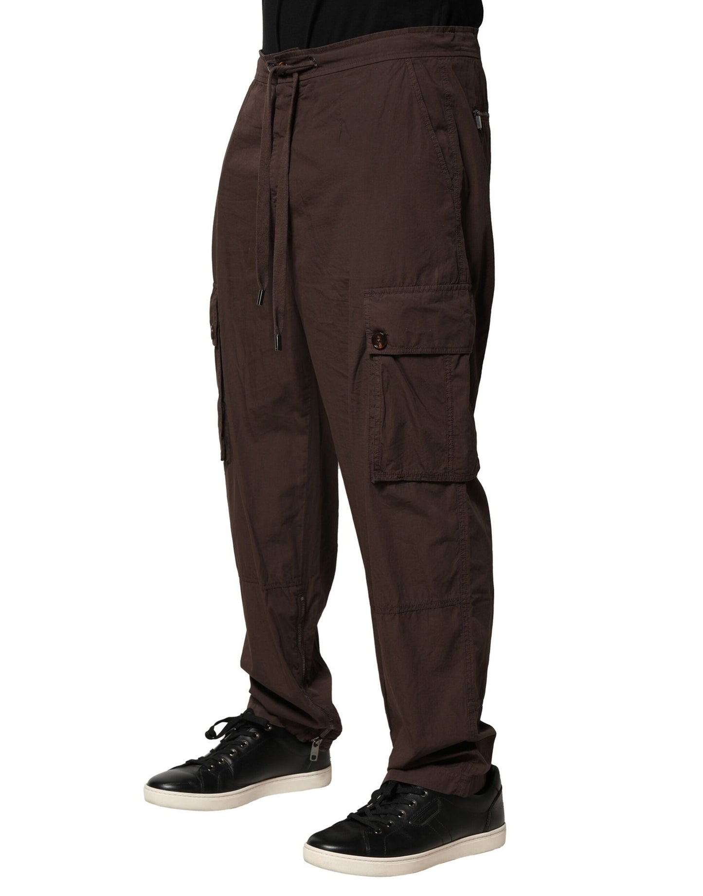 Dolce & Gabbana Bruna Bomull Cargo Jogger Herrbyxor