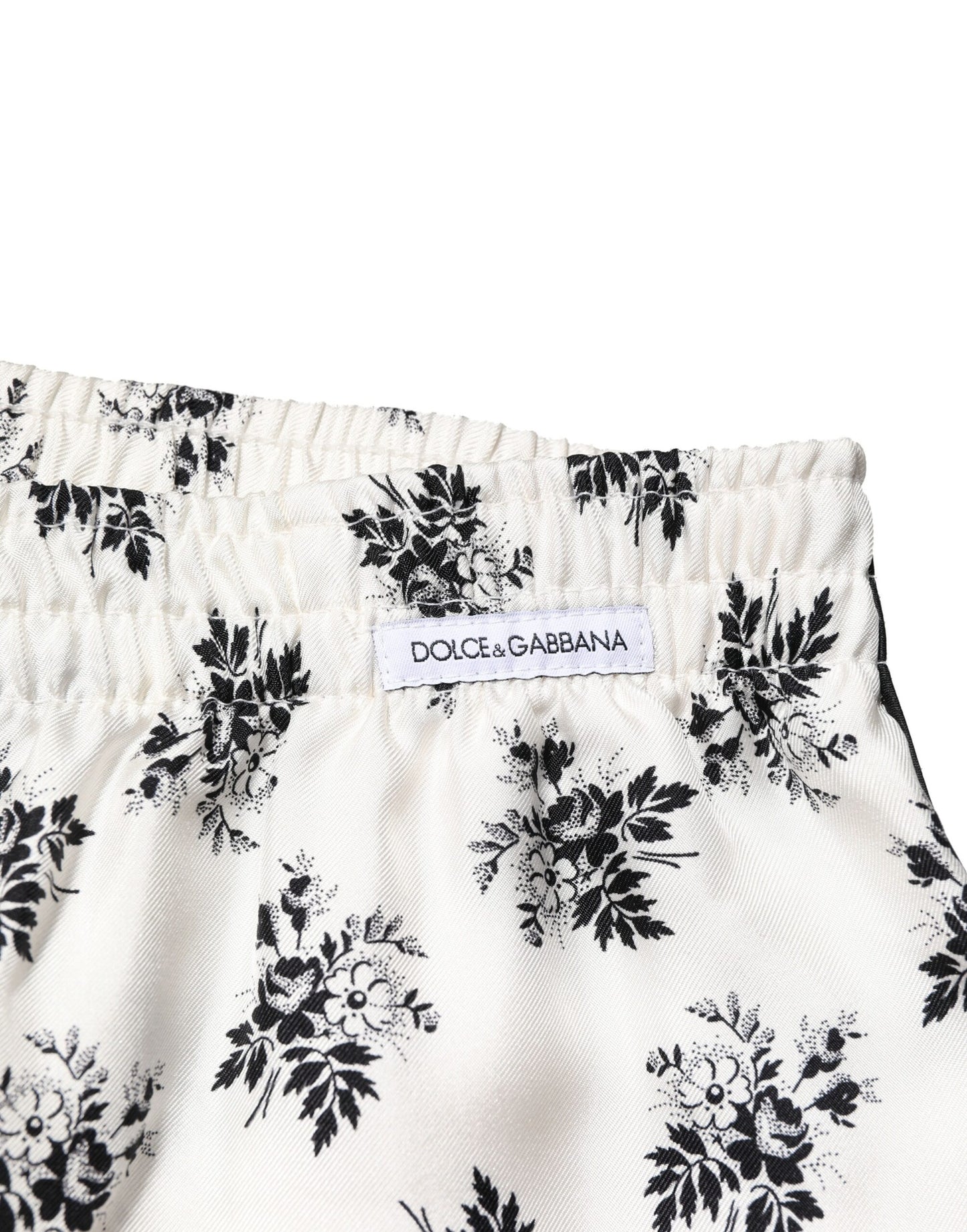 Dolce & Gabbana Vita Blommiga Sidenbyxor Casual Lounge