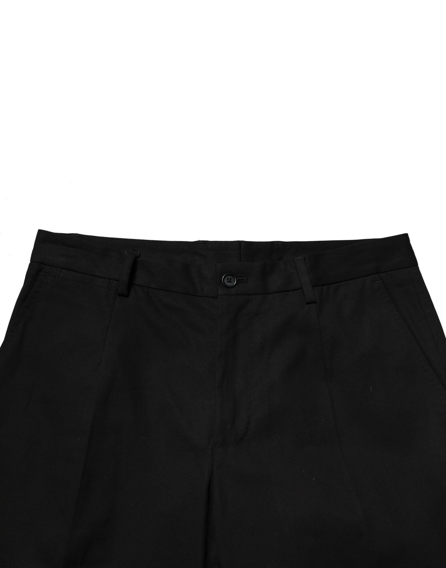 Dolce & Gabbana Svarta Bomulls Cargoklänning Herrbyxor