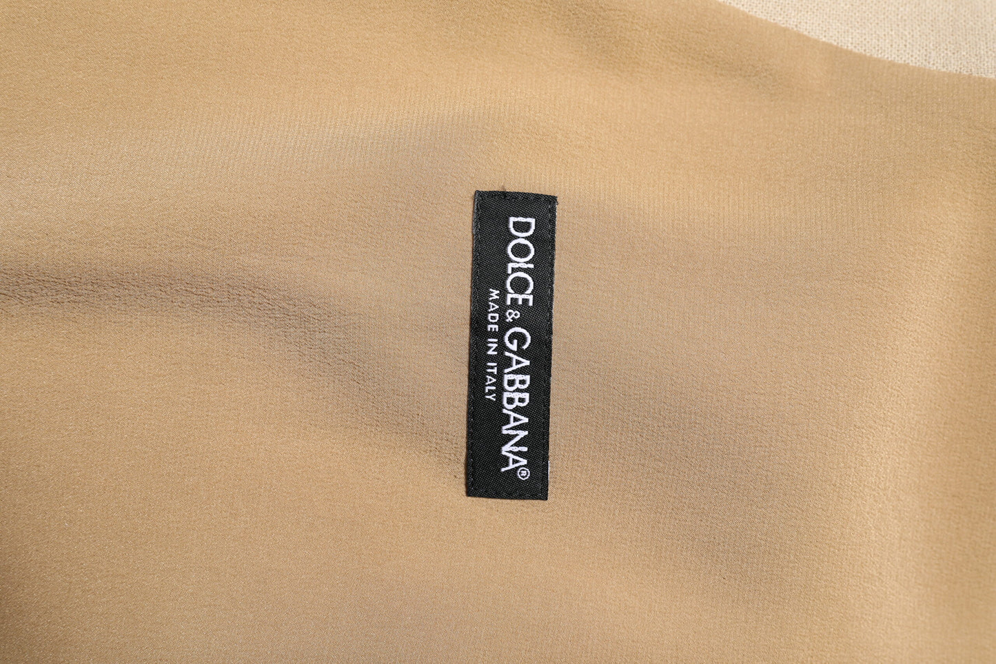 Dolce & Gabbana Beige Linneklänning Formell Herrväst