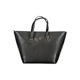 Tommy Hilfiger Black Polyurethane Women Handbag