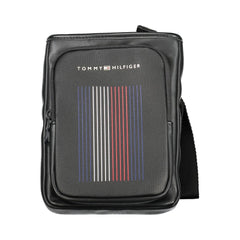 Tommy Hilfiger Black Polyurethane Men Shoulder Bag