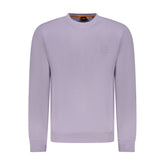 Hugo Boss Purple Cotton Men Sweater