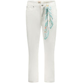 Guess Jeans White Cotton Women Skinny Jean