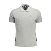 North Sails Gray Cotton Polo Shirt