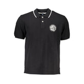 North Sails Black Cotton Men's Polo Shirt