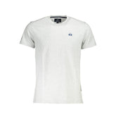 La Martina Gray Cotton T-Shirt