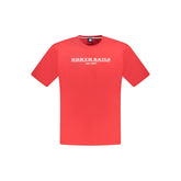North Sails Red Cotton Men T-Shirt