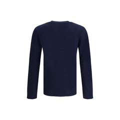 Valentino Blue Fleece Wool Sweatshirt