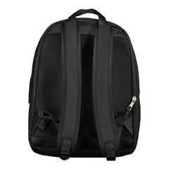 Tommy Hilfiger Black Polyester Men Backpack