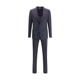 Dolce & Gabbana Black Fleece Wool Two-Piece Suit